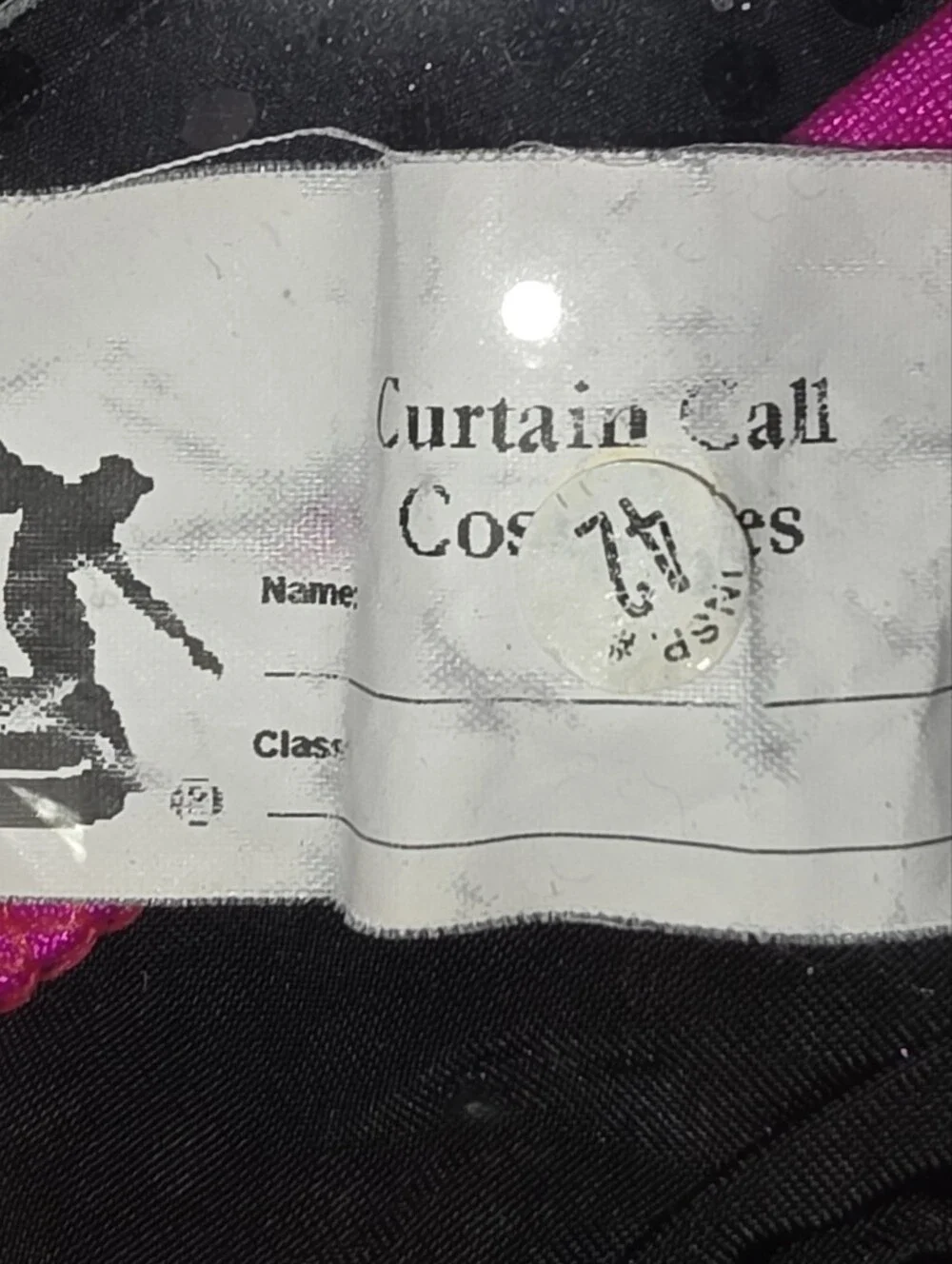 Curtain Call Costumes sparkling black
